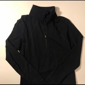 Lululemon quarter zip athletic sweater black
